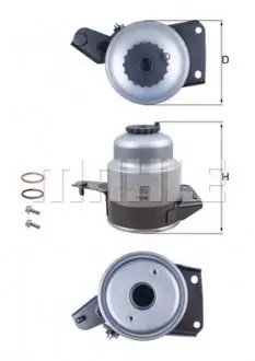 KL829D Фільтр паливний MAHLE / KNECHT підбір по vin на Brocar