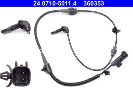 24071050114 Датчик ABS Opel Insignia/Saab 9-5 2.8 V6 08- ATE подбор по vin на Brocar