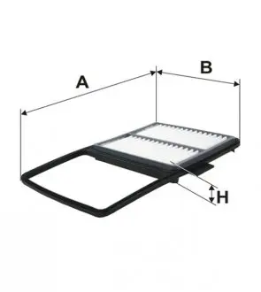 WA9629 Фільтр повітря WIX FILTERS підбір по vin на Brocar
