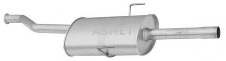 10053 Середній глушник вихлопних газів ASMET підбір по vin на Brocar