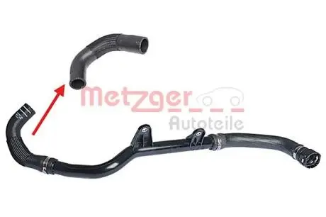 2420353 Патрубок радіатора Citroen Jumpy/Peugeot Expert 2.2 HDi 11- METZGER підбір по vin на Brocar