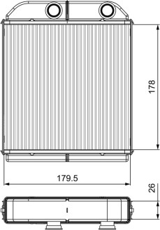 811538 Nagrzewnica VALEO підбір по vin на Brocar