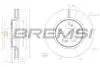 CD7820V Тормозной диск перед. Honda CR-V III/IV 06- (293x28) BREMSI підбір по vin на Brocar