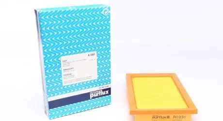 A1031 Фильтр воздушный Fiat Panda I 0.9 80-03 PURFLUX подбор по vin на Brocar