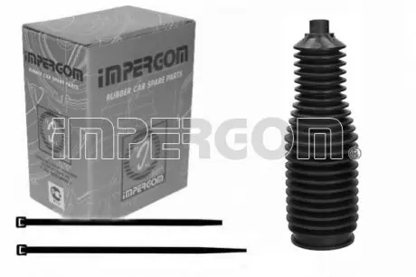 33424A Пыльник рейки рулевой Citroen Jumper/Fiat Ducato/Peugeot Boxer 2.2-2.3HDi 06- (с хомутами) IMPERGOM подбор по vin на Brocar