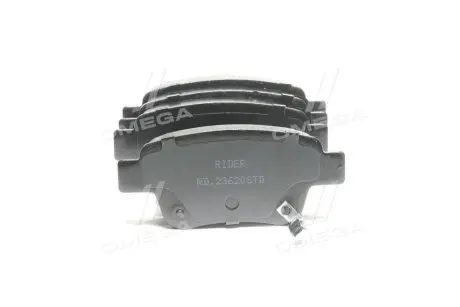 RD23620STD Колодка гальм. диск. STANDARD TOYOTA AVENSIS 03-08 задн. (RIDER) RIDER підбір по vin на Brocar