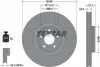 92289305 Диск тормозной (передний) Audi A5/Q7 15-/VW Touareg 17- (349x34) PRO+ TEXTAR підбір по vin на Brocar