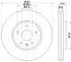 8DD355129091 Гальмівний диск HELLA підбір по vin на Brocar
