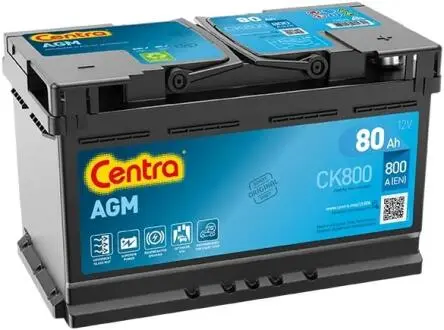 CK800 Стартерная аккумуляторная батарея Centra подбор по vin на Brocar