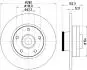 8DD355123251 Tarcza ham. malow. tył +łoż.+ABS ring NI OP RE HELLA підбір по vin на Brocar