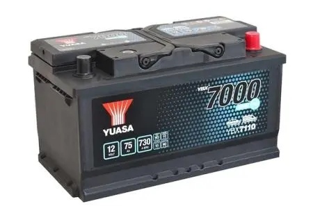 YBX7110 Стартерная аккумуляторная батарея YUASA подбор по vin на Brocar