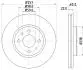 8DD355103971 Тормозной диск HELLA підбір по vin на Brocar