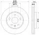 8DD355129081 Гальмівний диск HELLA підбір по vin на Brocar