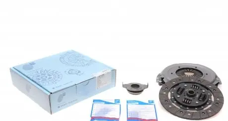 ADF123003 Комплект сцепления Ford Escort/Fiesta 1.8 D 85-01 (d=222mm) (+выжимной) BLUE PRINT підбір по vin на Brocar