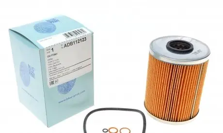 ADB112123 Фильтр масляный BMW M3 (E36/ E46)/ Z3 (E36)/ Z4 (E85/ E86) 92-09 BLUE PRINT підбір по vin на Brocar