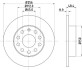 8DD355109641 Тормозной диск HELLA підбір по vin на Brocar