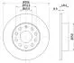 8DD355109641 Тормозной диск HELLA підбір по vin на Brocar