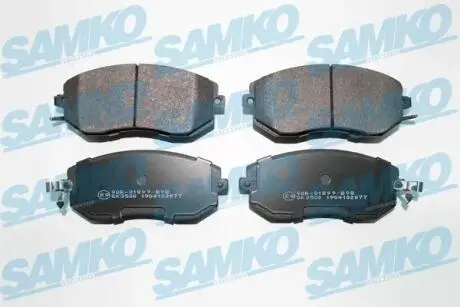 5SP2077 Колодки гальмівні передні Subaru Forester, Impreza, Legacy 98-> (LPR-Samko) SAMKO подбор по vin на Brocar