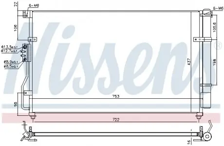 940629 Конденсатор NISSENS подбор по vin на Brocar