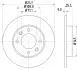 8DD355108391 Тормозной диск HELLA підбір по vin на Brocar