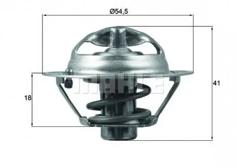 TX16282D TERMOSTAT DACIA NISSAN RENAULT BEHR подбор по vin на Brocar