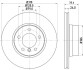 8DD355128101 Гальмівний диск HELLA підбір по vin на Brocar