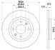 8DD355105751 Тормозной диск HELLA підбір по vin на Brocar