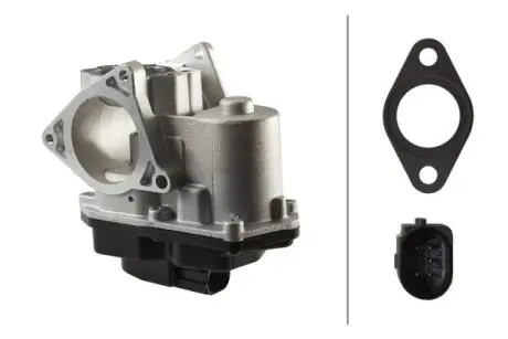6NU010171801 6NU 010 171-801_клапан рециркуляции! Audi A3/A4/Q5, VW Golf/Passat/Tiguan, Skoda Octavia 2.0TDi 03> HELLA подбор по vin на Brocar