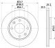 8DD355101801 Тормозной диск HELLA підбір по vin на Brocar