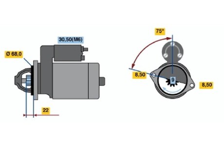 0001107401 ZASTĽPIONE PRZEZ : 0001107413 BOSCH підбір по vin на Brocar