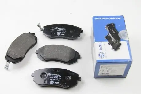 8DB355010211 Комплект гальмівних колодок, дискове гальмо HELLA підбір по vin на Brocar