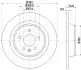 8DD355118841 Тормозной диск HELLA підбір по vin на Brocar