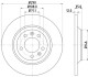 8DD355110801 Тормозной диск HELLA підбір по vin на Brocar