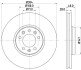 8DD355113671 Тормозной диск HELLA підбір по vin на Brocar