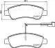 8DB355021901 Гальмівні колодки дискові зад. Citroen Jumper Fiat Ducato Peugeot Boxer 2.2Hdi-3.0Hdi 14- HELLA підбір по vin на Brocar