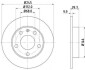 8DD355107541 Тормозной диск HELLA підбір по vin на Brocar