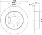 8DD355117641 Тормозной диск HELLA підбір по vin на Brocar