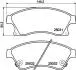 8DB355015231 Комплект гальмівних колодок, дискове гальмо HELLA підбір по vin на Brocar