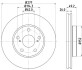 8DD355119661 Тормозной диск HELLA підбір по vin на Brocar