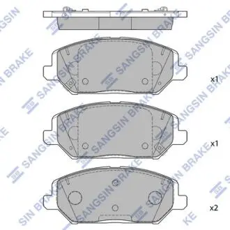 SP4242 Тормозные колодки Hi-Q (SANGSIN) подбор по vin на Brocar