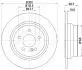 8DD355108841 Тормозной диск HELLA підбір по vin на Brocar