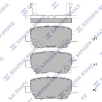 SP4063 Колодки тормозные дисковые Hi-Q (SANGSIN) підбір по vin на Brocar