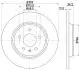 8DD355113931 Тормозной диск HELLA підбір по vin на Brocar