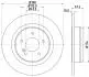 8DD355114211 Тормозной диск HELLA підбір по vin на Brocar