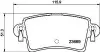 8DB355009421 Комплект тормозных колодок, дисковый тормоз HELLA підбір по vin на Brocar