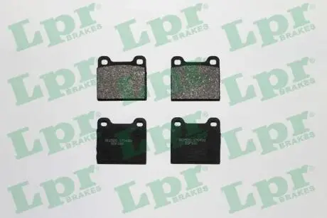 05P109 Колодки тормозные дисковые LPR подбор по vin на Brocar