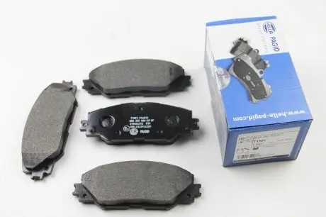 8DB355006871 Комплект гальмівних колодок, дискове гальмо HELLA підбір по vin на Brocar