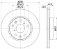 8DD355113631 Гальмівний диск HELLA підбір по vin на Brocar