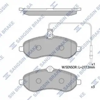 SP1415 Кт. Тормозные колодки Hi-Q (SANGSIN) подбор по vin на Brocar