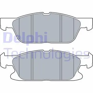 LP3280 Гальмівні колодки дискові DELPHI підбір по vin на Brocar